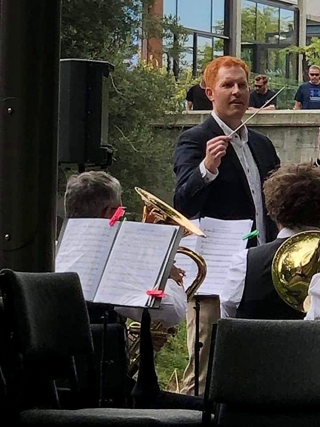 Raynor Martin conducting Rolleston Brass